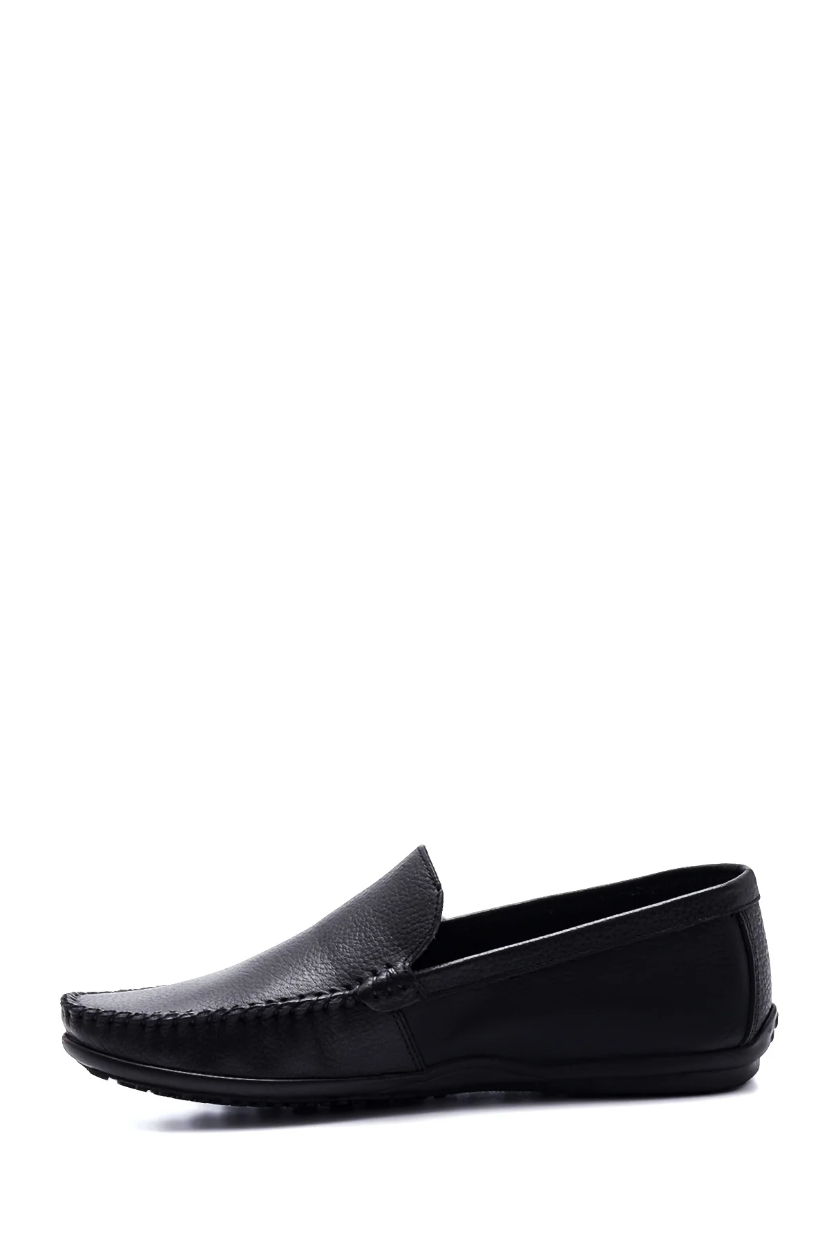 Erkek Siyah Deri Casual Loafer - Image 2