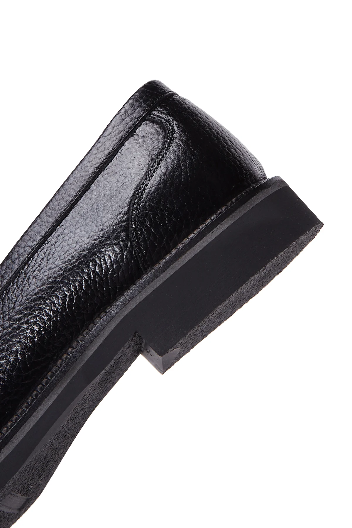 Erkek Siyah Deri Casual Loafer - Image 8