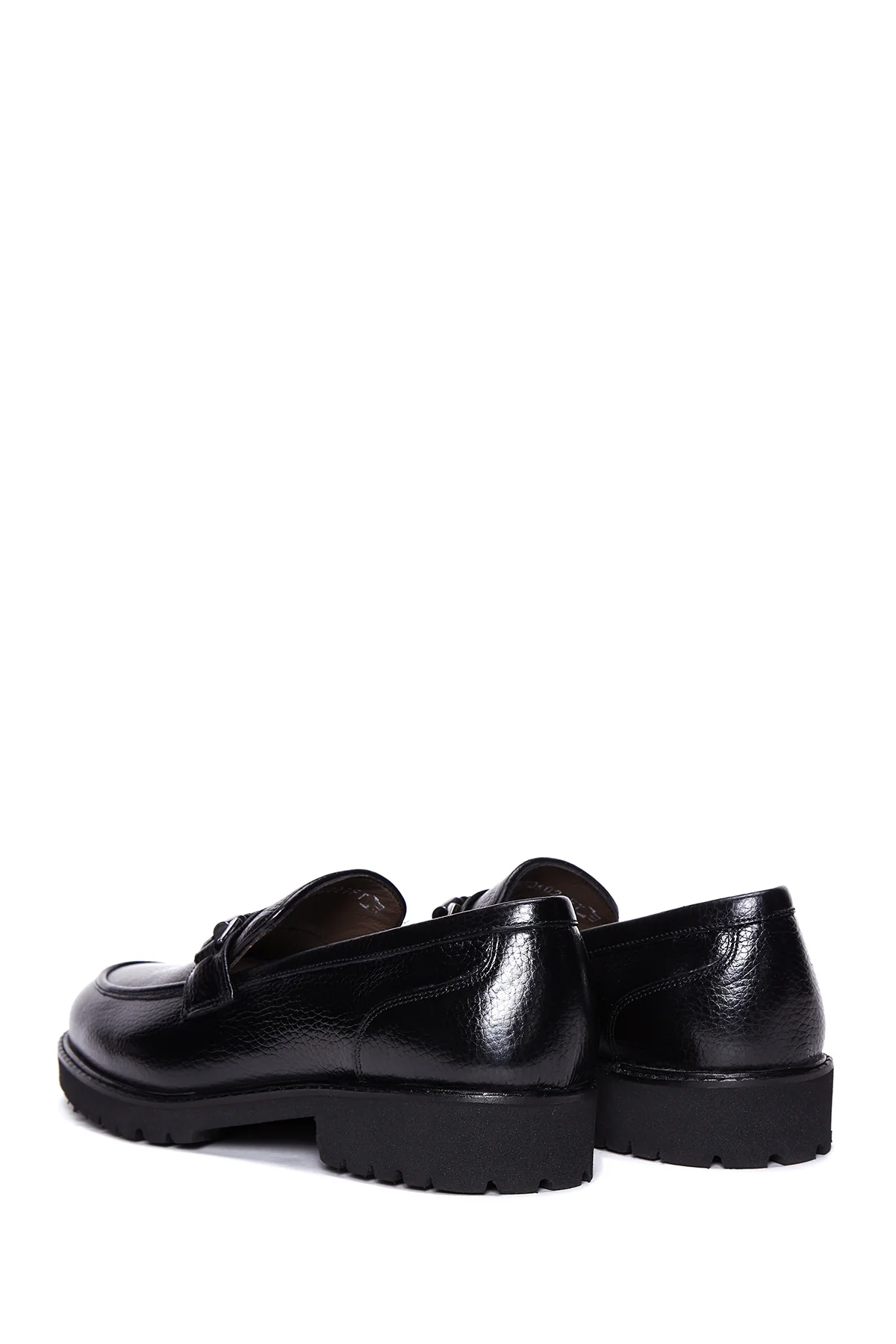 Erkek Siyah Deri Casual Loafer - Image 5