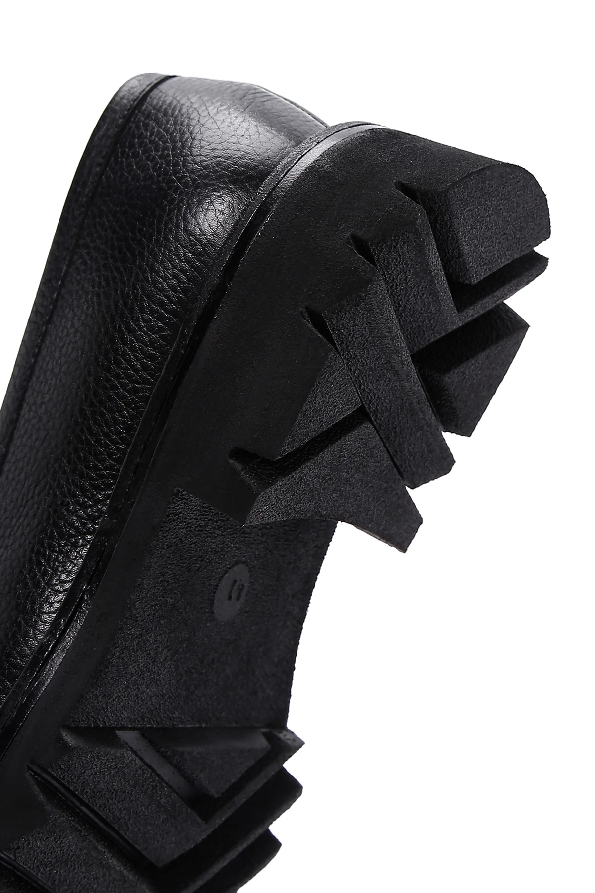 Erkek Siyah Deri Casual Loafer - Image 9