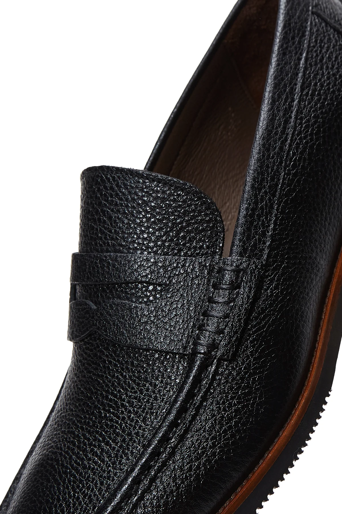 Erkek Siyah Deri Casual Loafer - Image 7