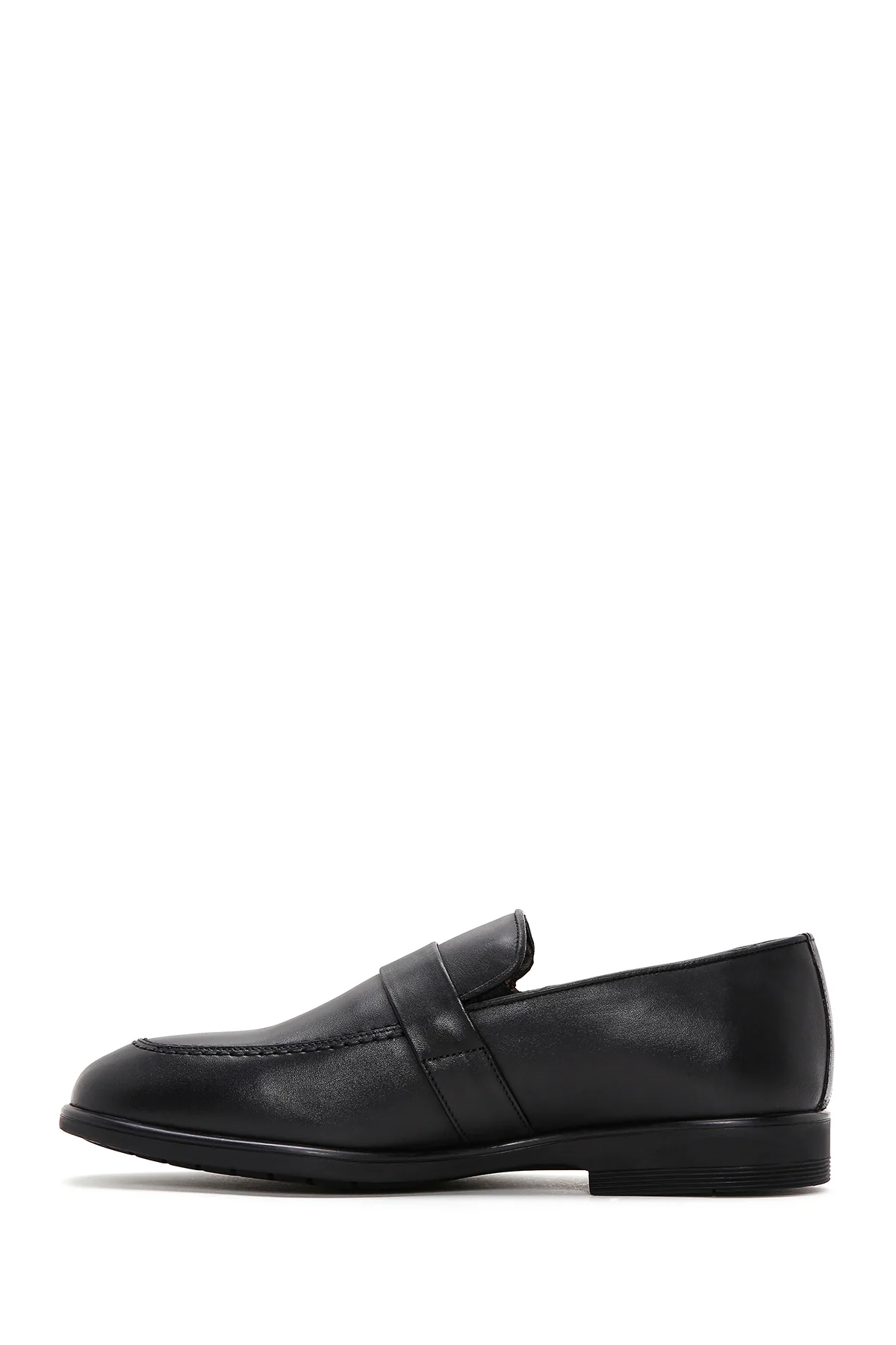 Erkek Siyah Deri Casual Loafer - Image 2