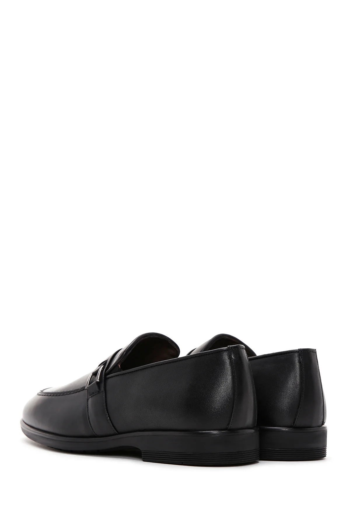 Erkek Siyah Deri Casual Loafer - Image 5