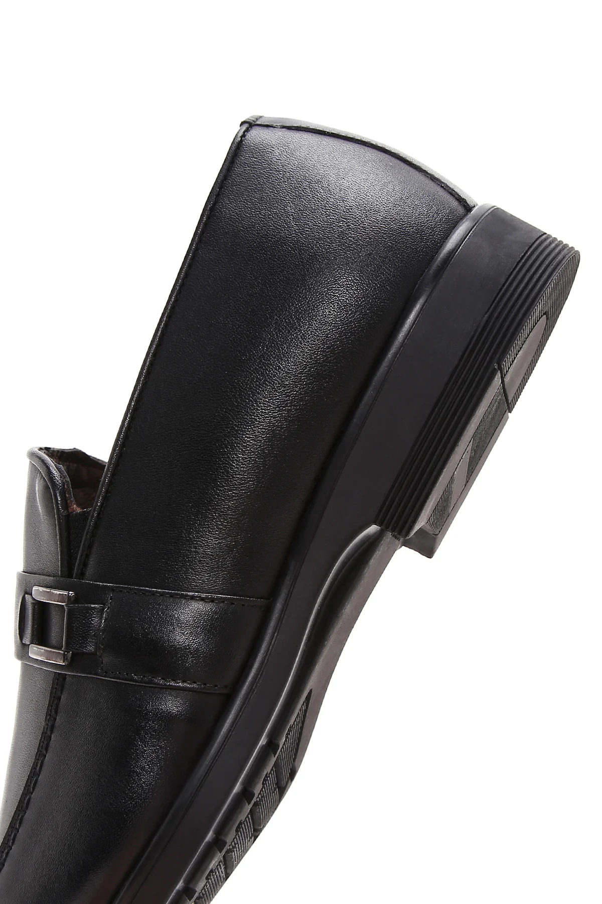 Erkek Siyah Deri Casual Loafer - Image 7