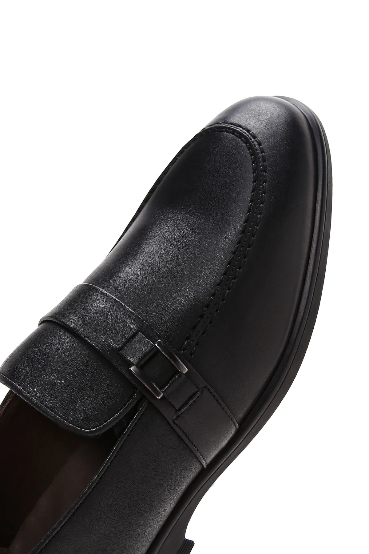 Erkek Siyah Deri Casual Loafer - Image 9