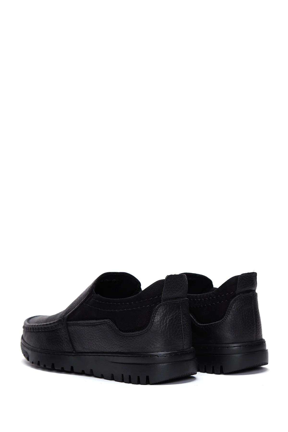Erkek Siyah Deri Casual Loafer - Image 5