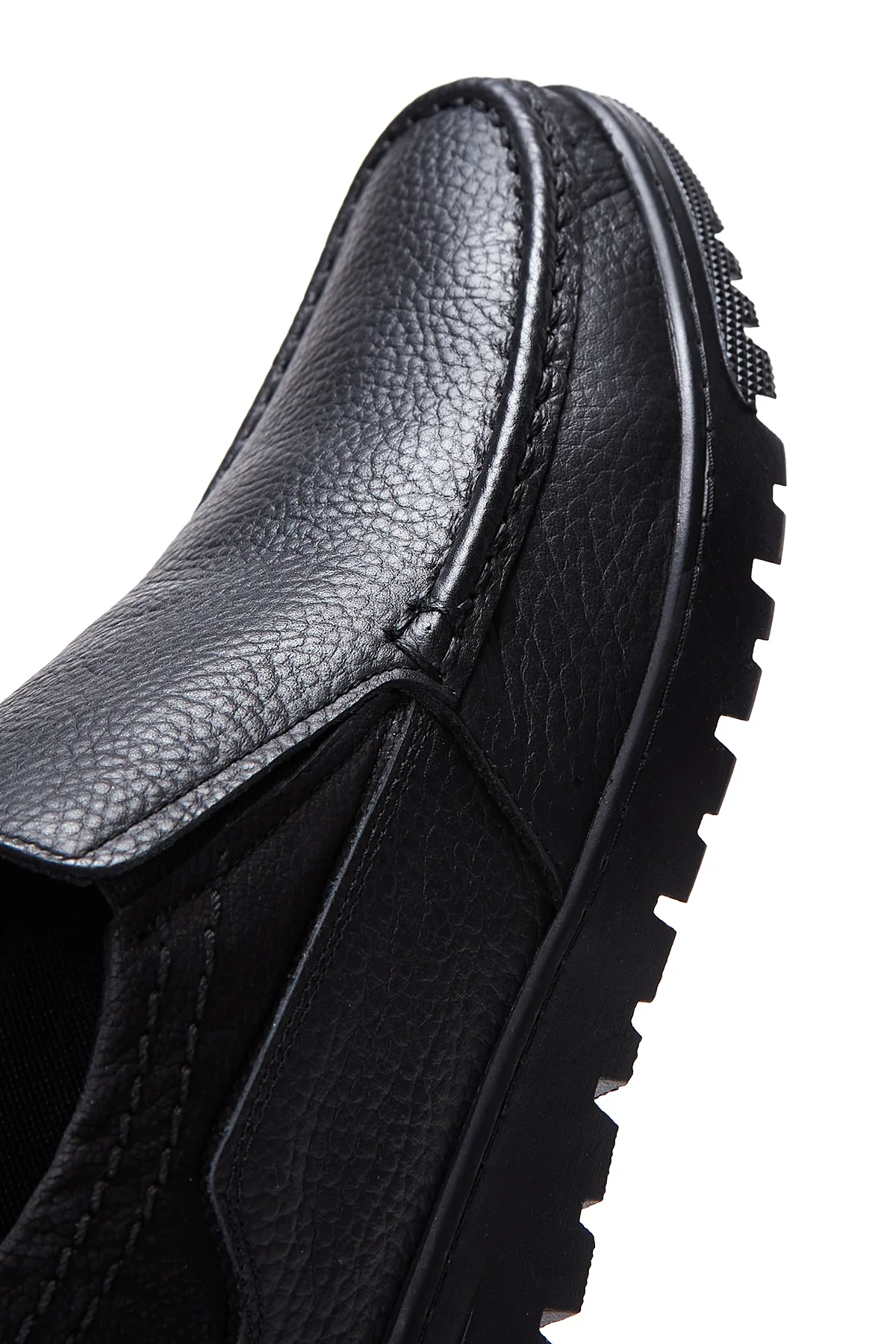 Erkek Siyah Deri Casual Loafer - Image 7