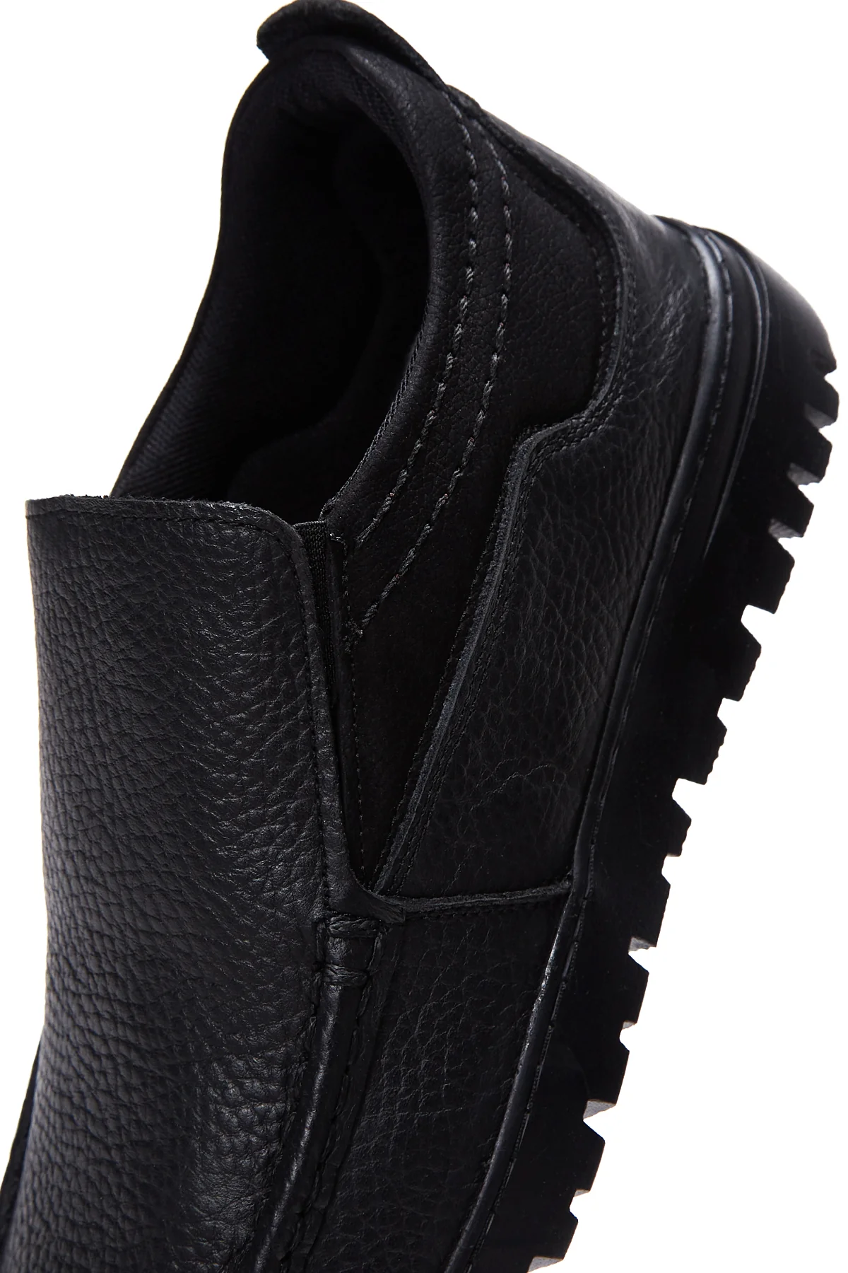 Erkek Siyah Deri Casual Loafer - Image 8