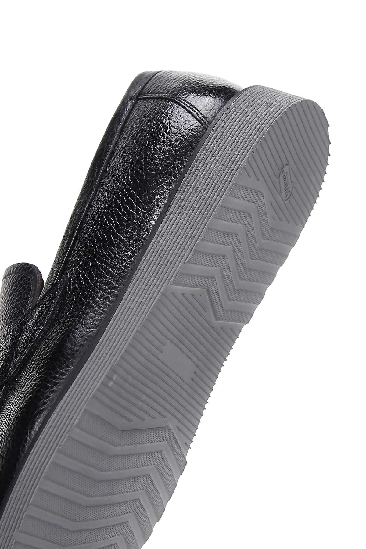 Erkek Siyah Deri Casual Loafer - Image 8