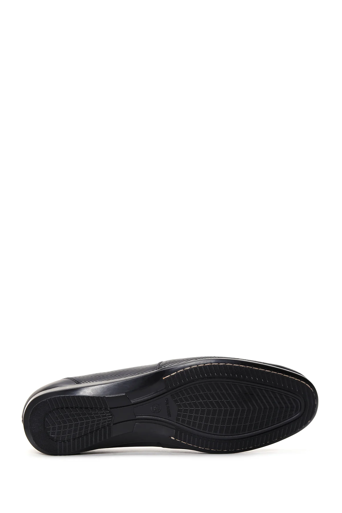 Erkek Siyah Deri Casual Loafer - Image 4
