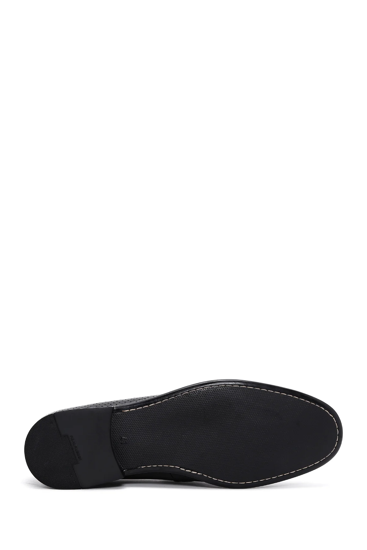 Erkek Siyah Deri Casual Loafer - Image 4