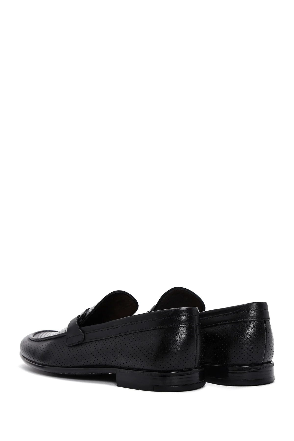 Erkek Siyah Deri Casual Loafer - Image 5