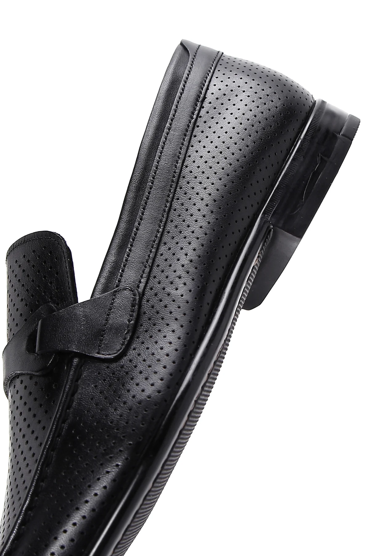Erkek Siyah Deri Casual Loafer - Image 7