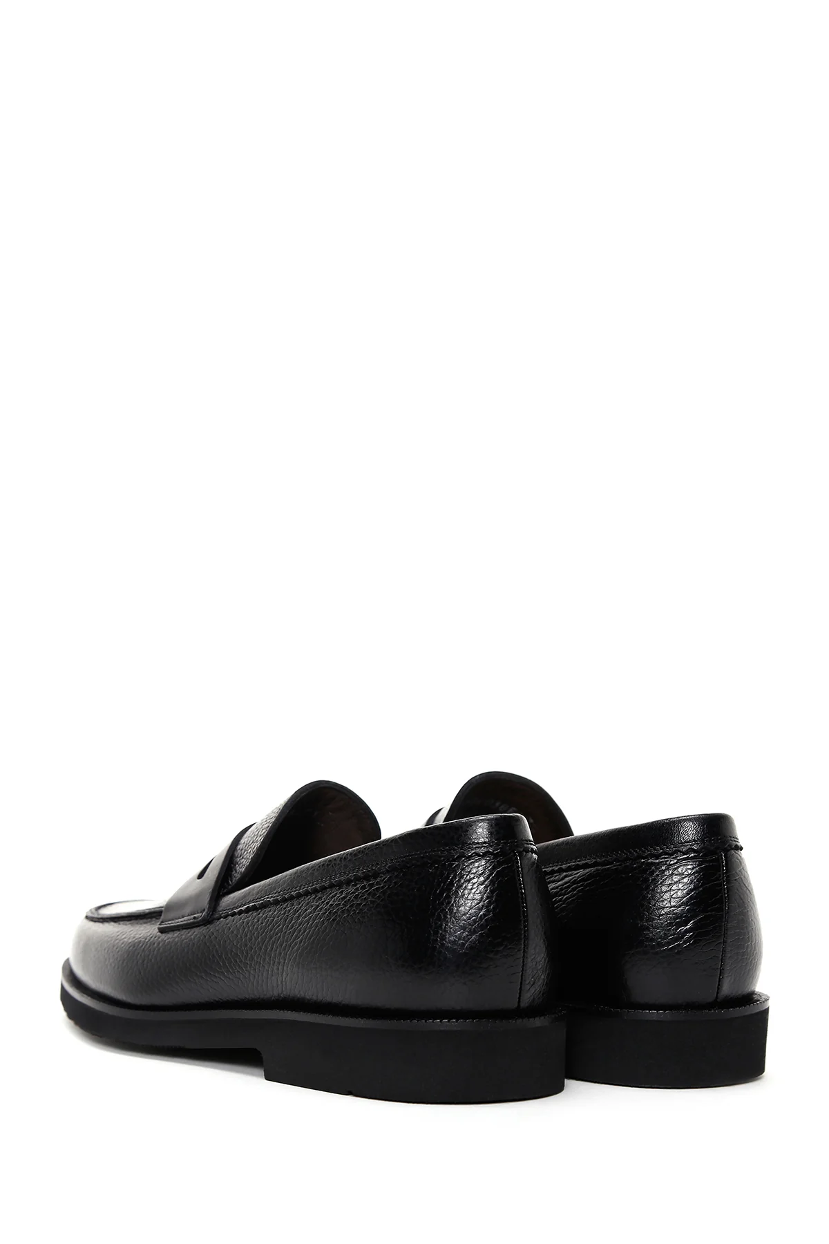 Erkek Siyah Deri Casual Loafer - Image 5