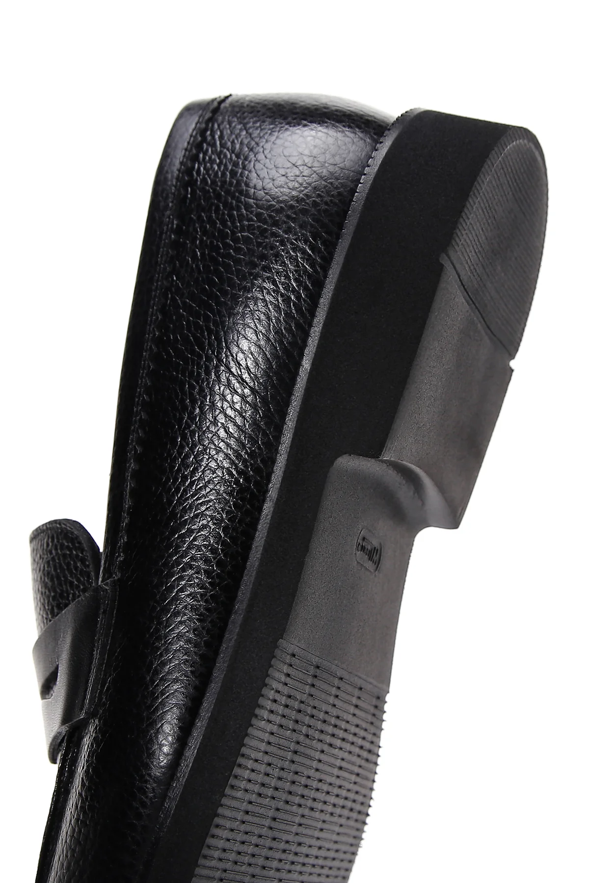 Erkek Siyah Deri Casual Loafer - Image 7