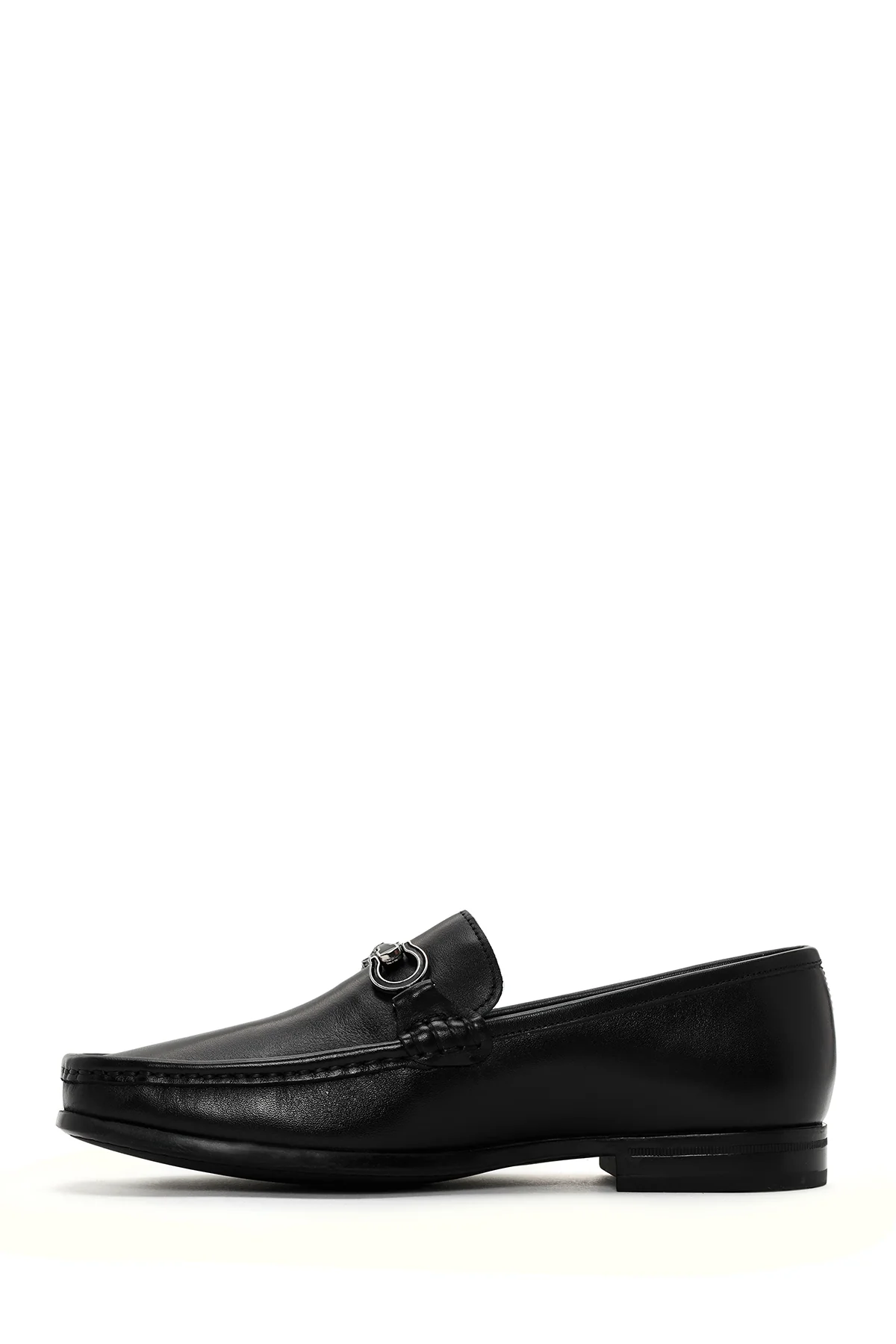Erkek Siyah Deri Casual Loafer - Image 2