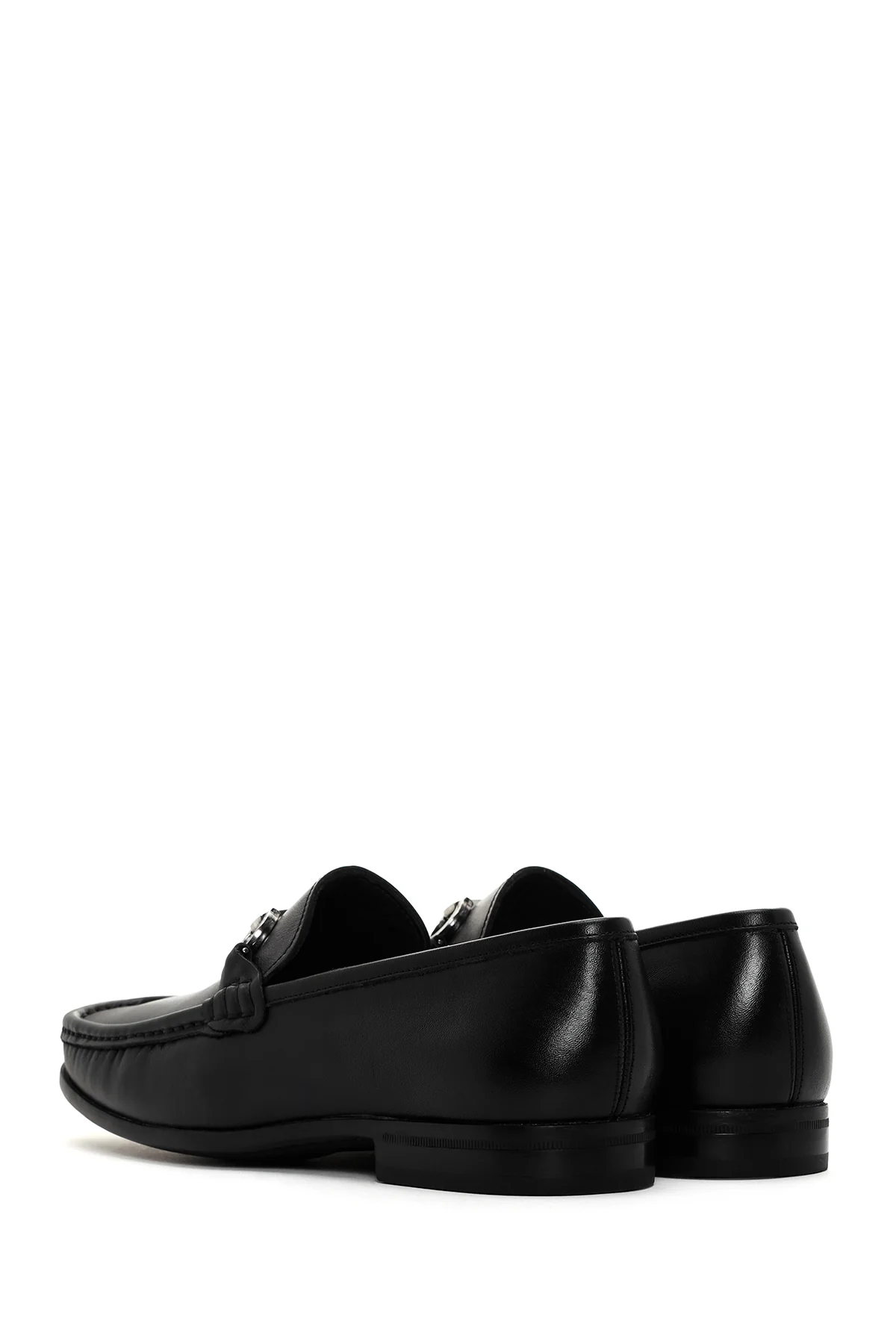 Erkek Siyah Deri Casual Loafer - Image 5