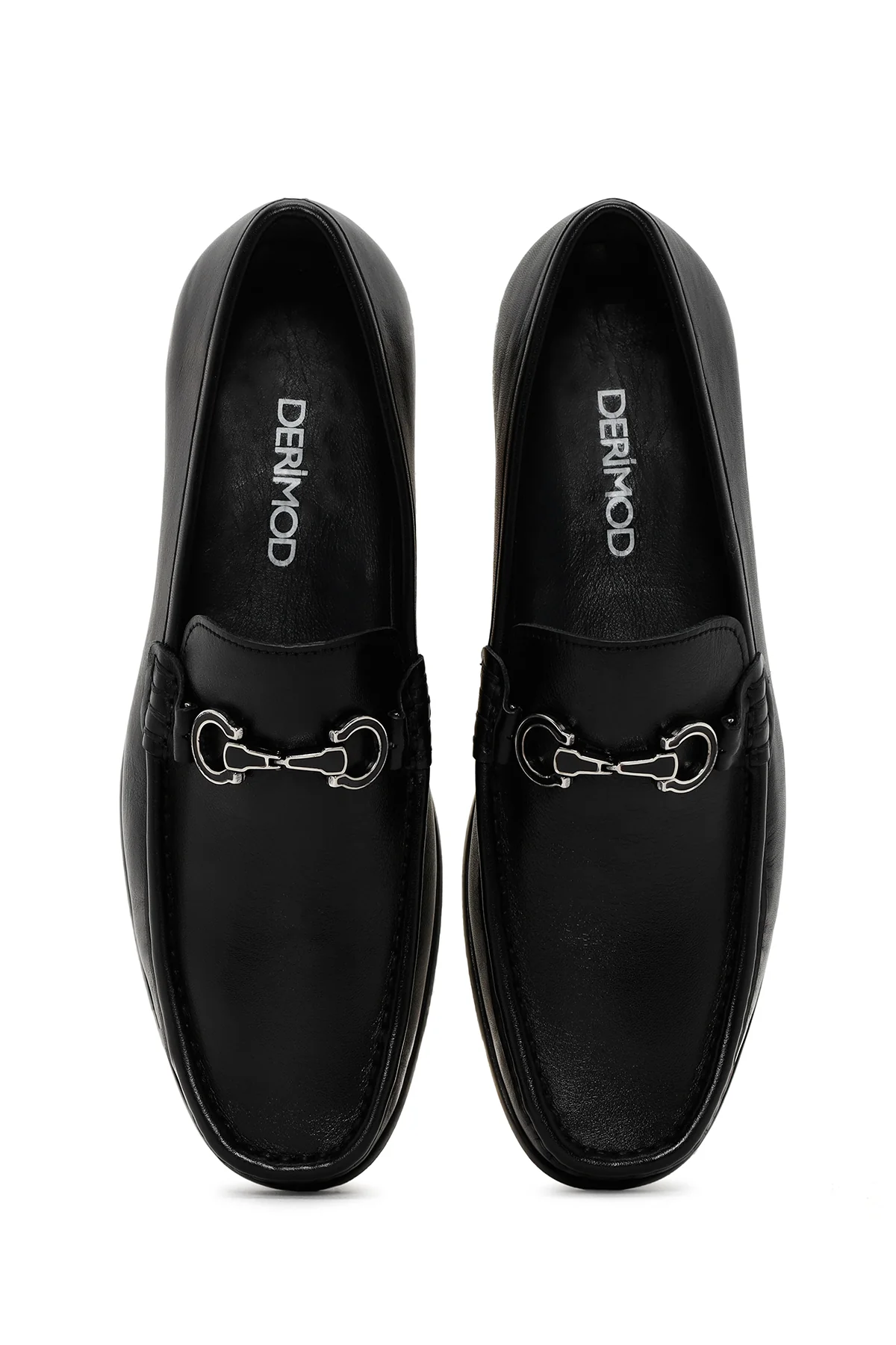 Erkek Siyah Deri Casual Loafer - Image 6