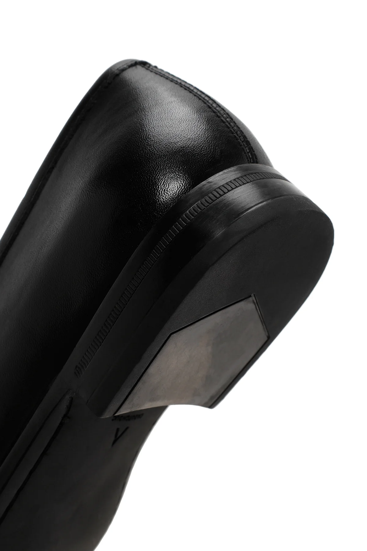 Erkek Siyah Deri Casual Loafer - Image 8