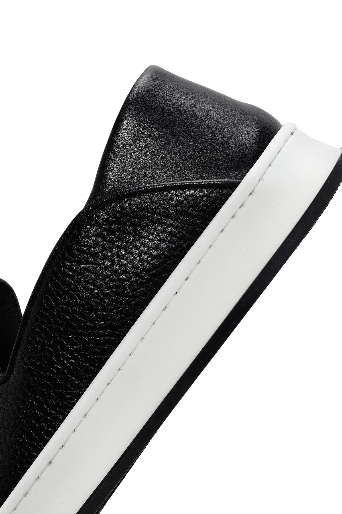 Erkek Siyah Deri Casual Loafer - Image 7