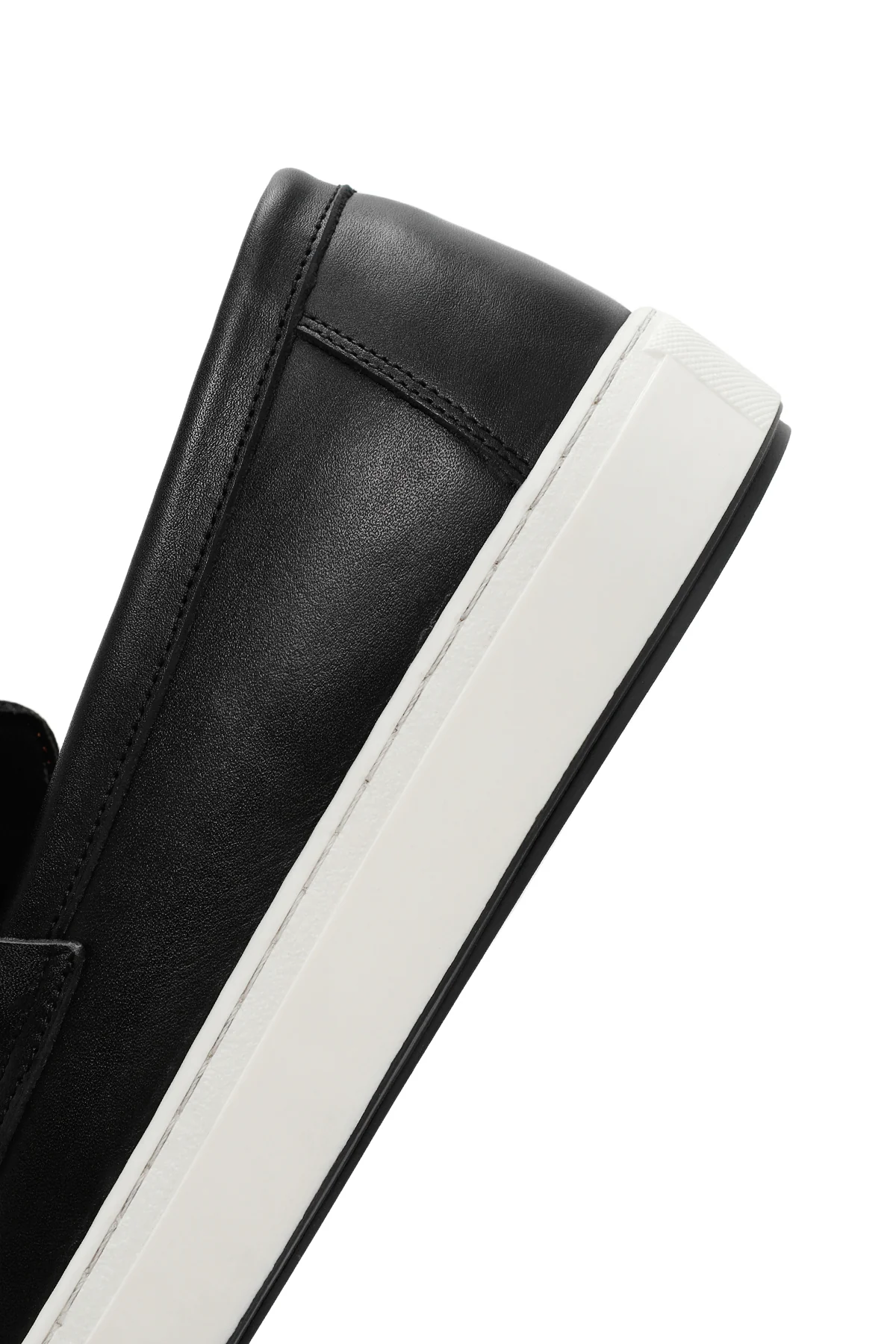 Erkek Siyah Deri Casual Loafer - Image 7