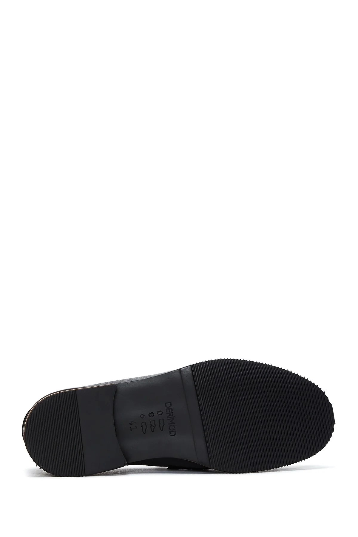 Erkek Siyah Deri Casual Loafer - Image 4