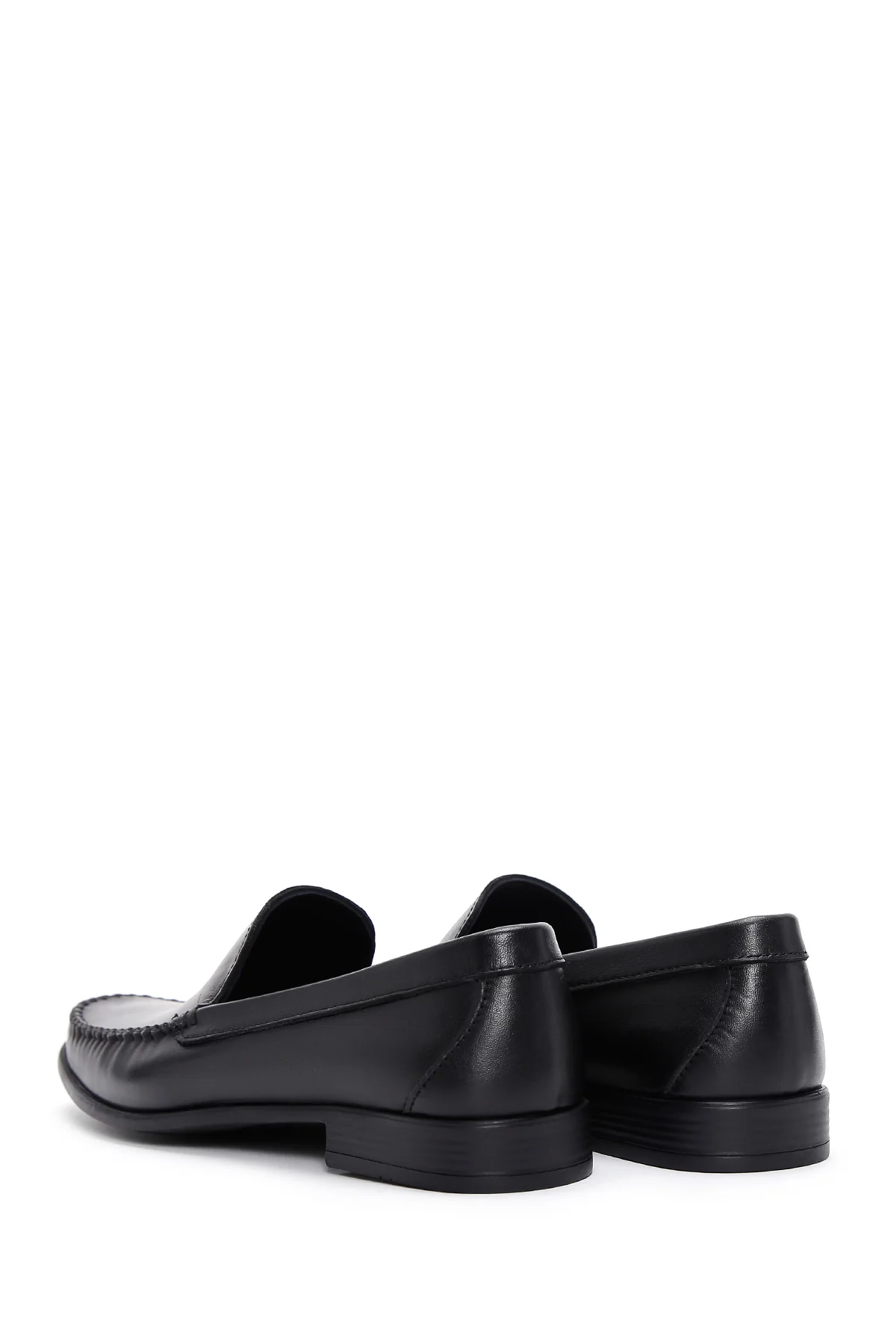 Erkek Siyah Deri Casual Loafer - Image 5