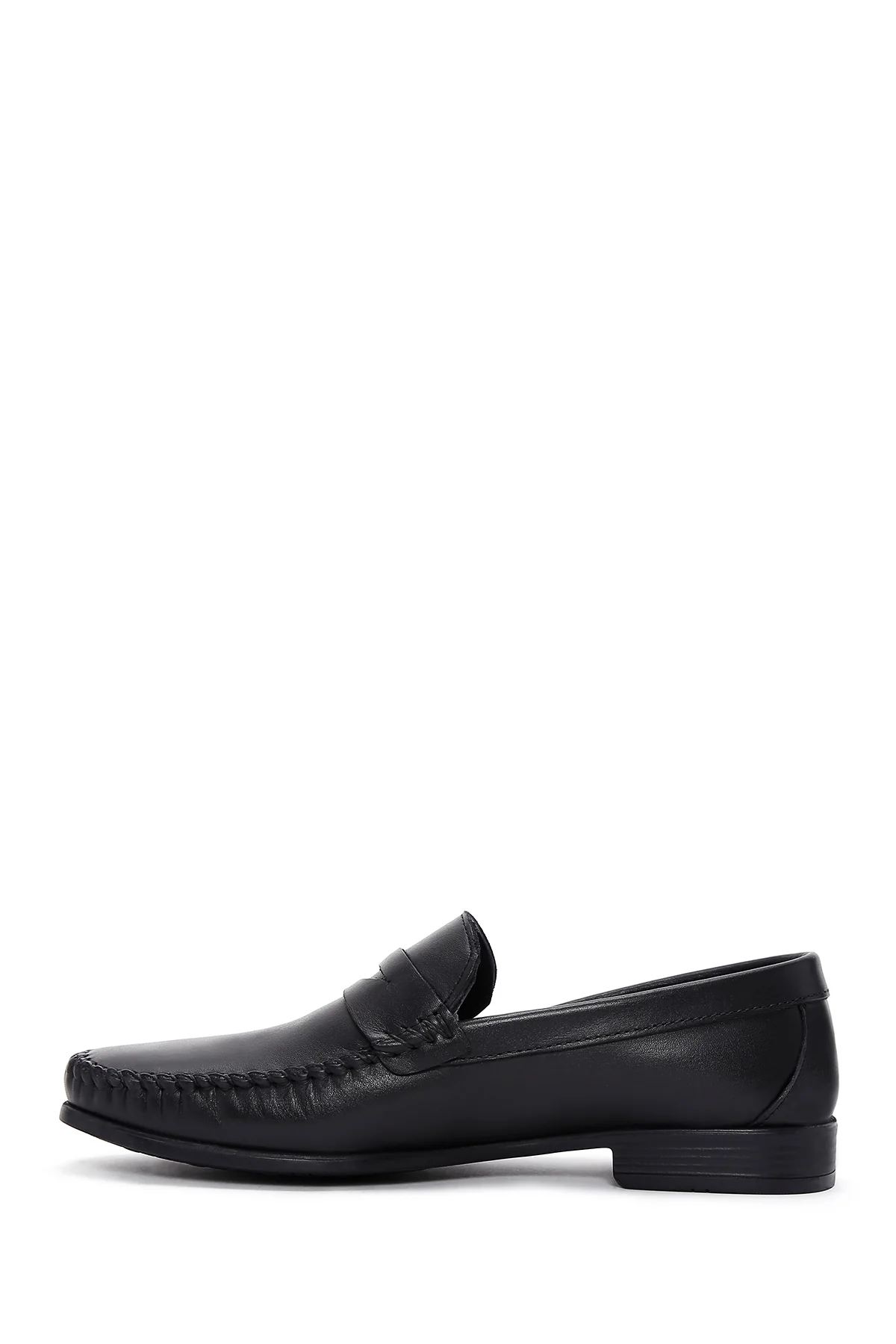 Erkek Siyah Deri Casual Loafer - Image 2