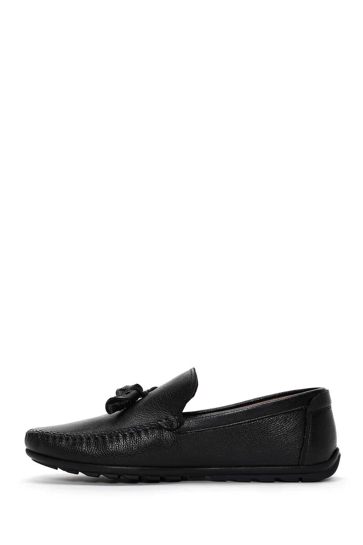Erkek Siyah Deri Casual Loafer - Image 2