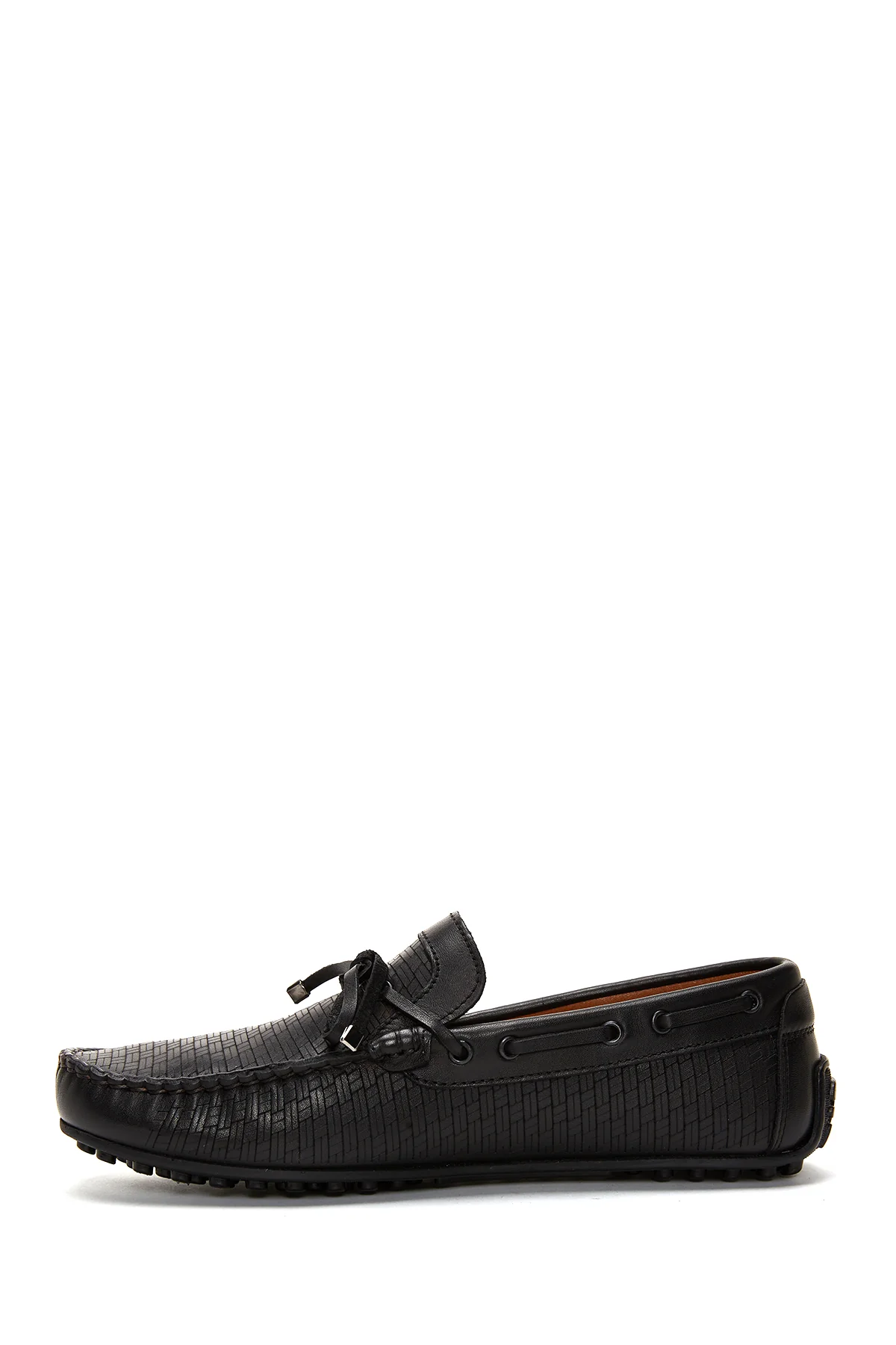 Erkek Siyah Deri Casual Loafer - Image 2