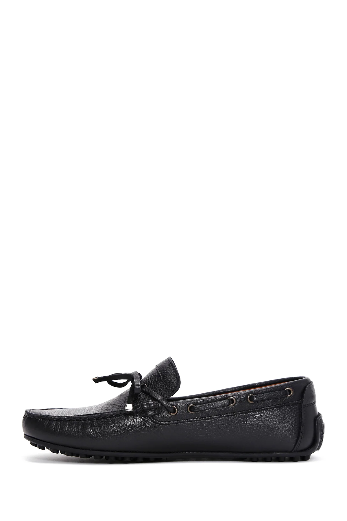 Erkek Siyah Deri Casual Loafer - Image 2