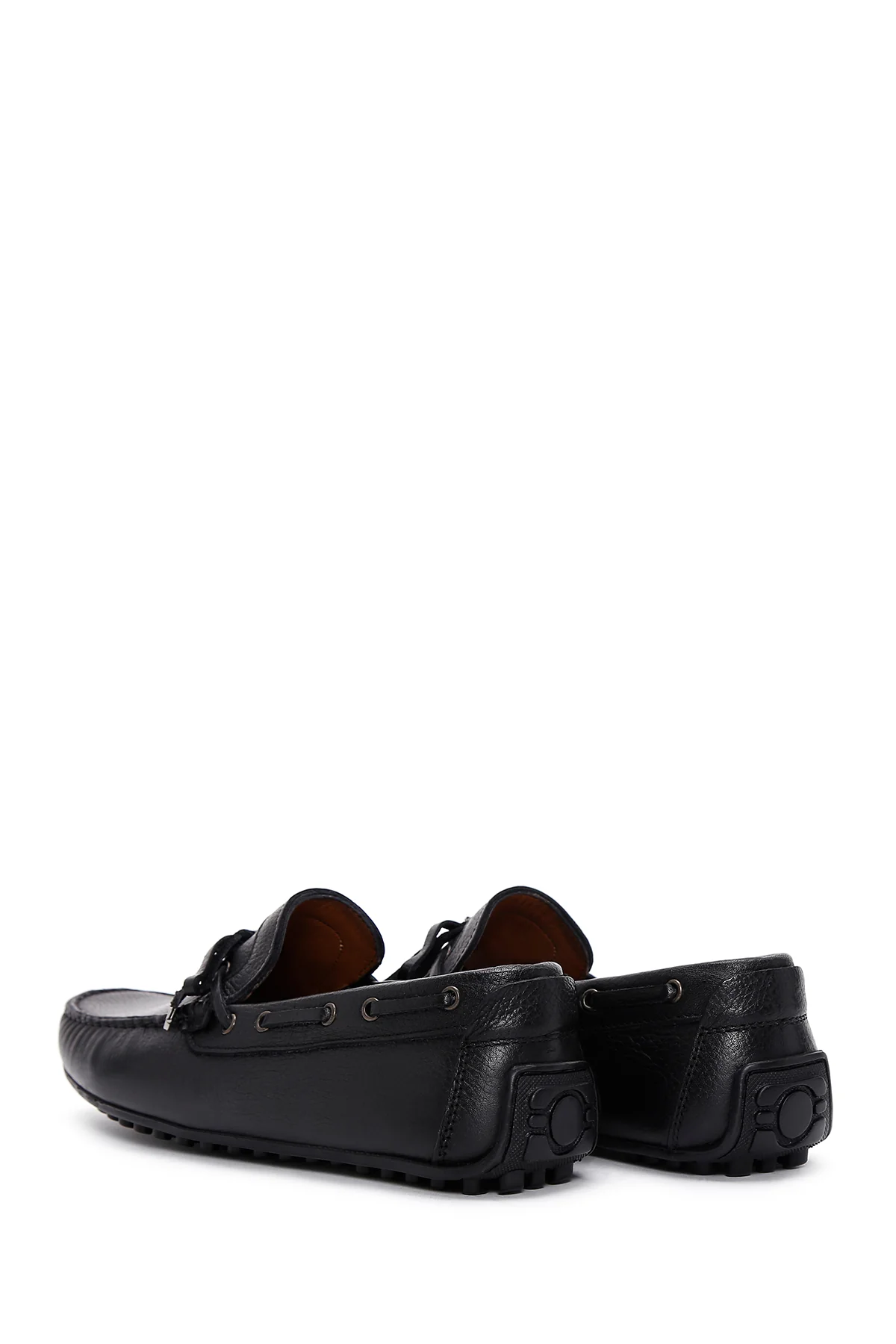 Erkek Siyah Deri Casual Loafer - Image 5