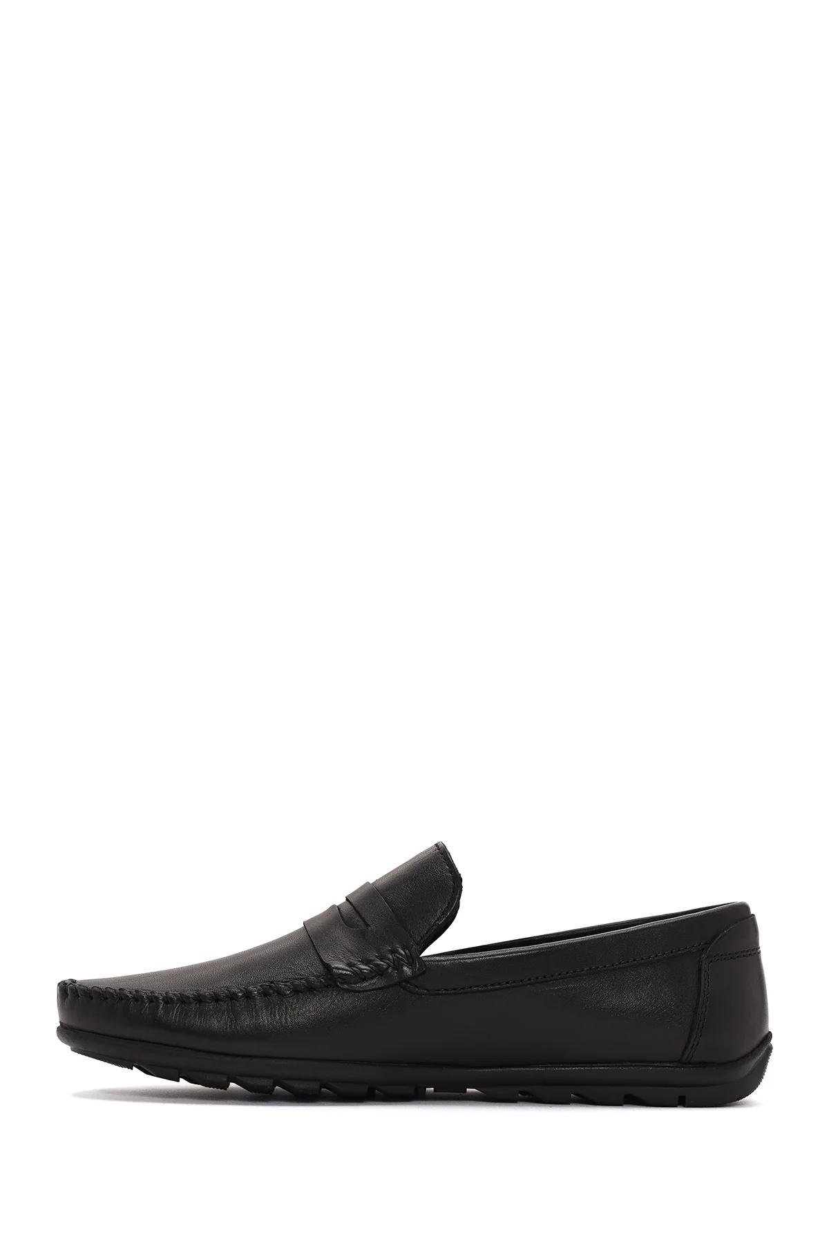 Erkek Siyah Deri Casual Loafer - Image 2