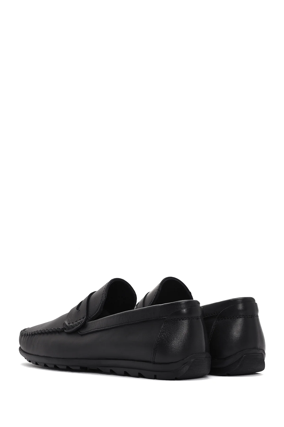 Erkek Siyah Deri Casual Loafer - Image 5