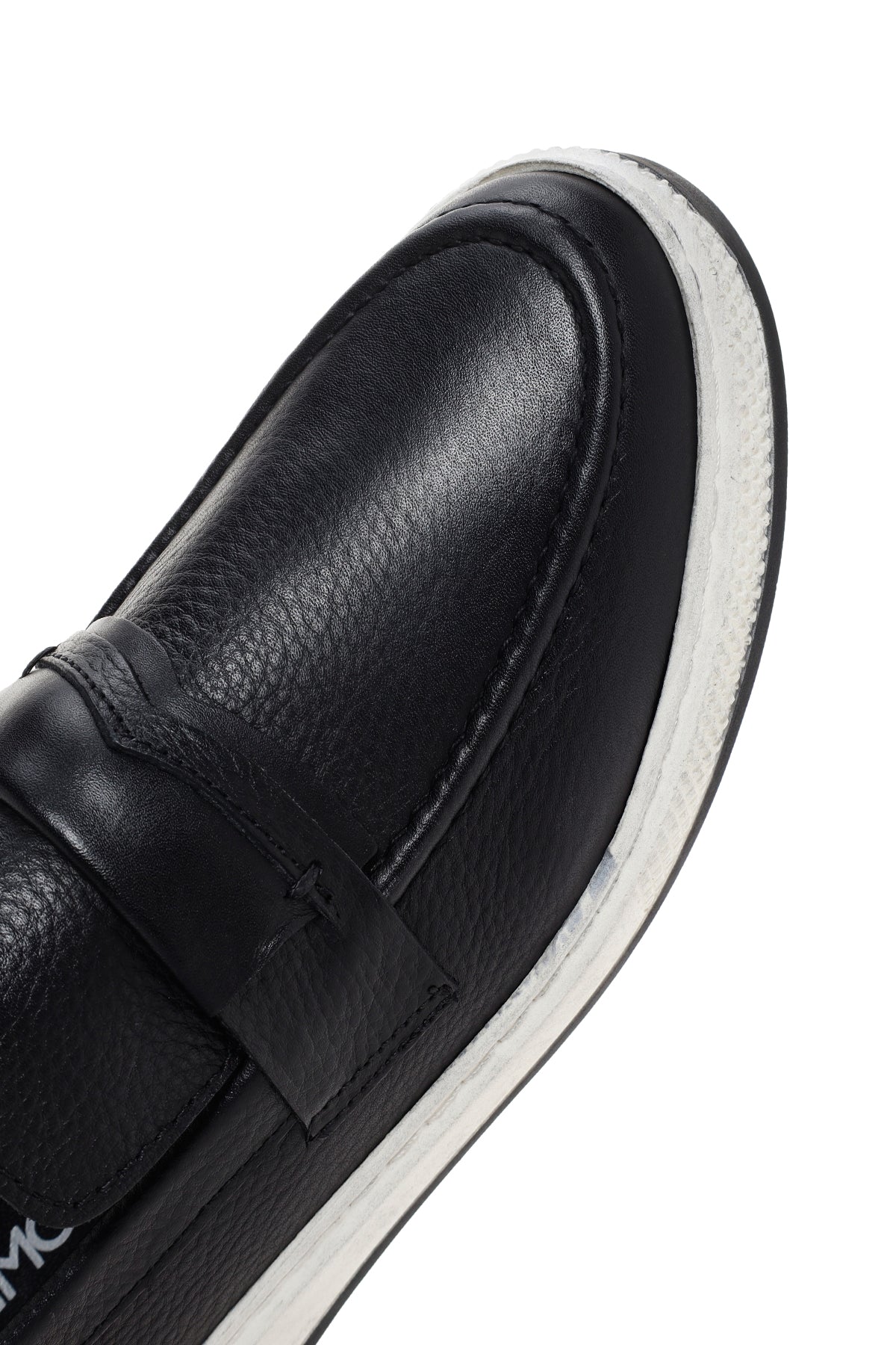 Erkek Siyah Deri Casual Loafer - Image 9