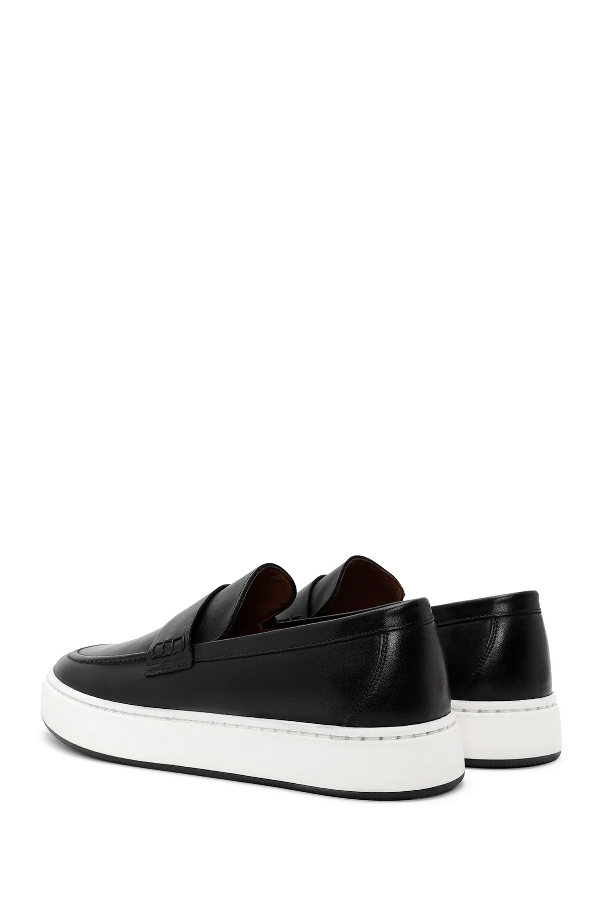 Erkek Siyah Deri Casual Loafer - Image 5