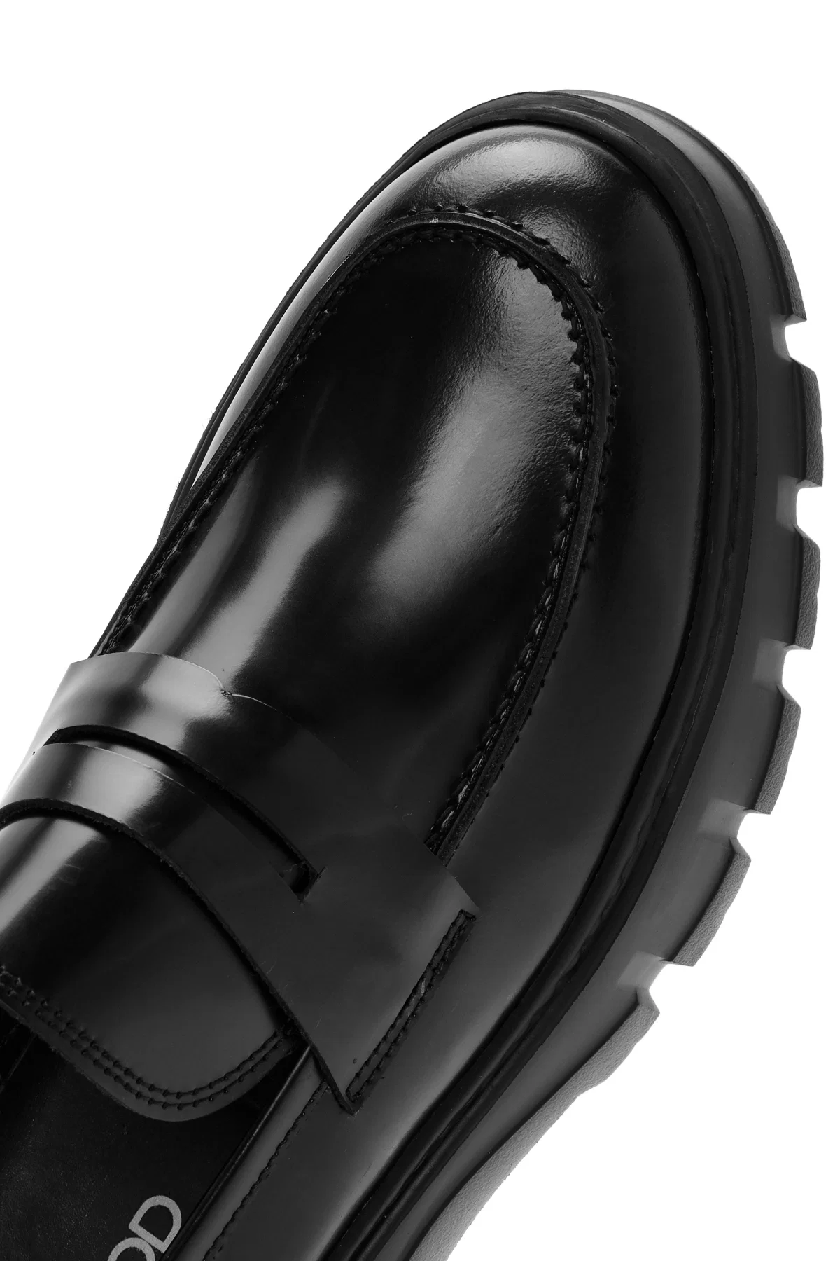 Erkek Siyah Deri Casual Loafer - Image 10