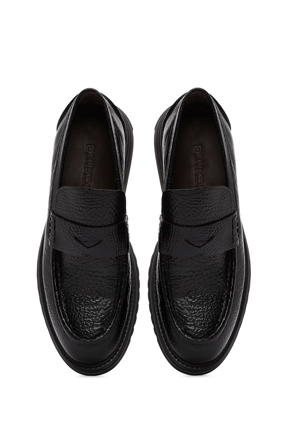 Erkek Siyah Deri Casual Loafer - Image 7