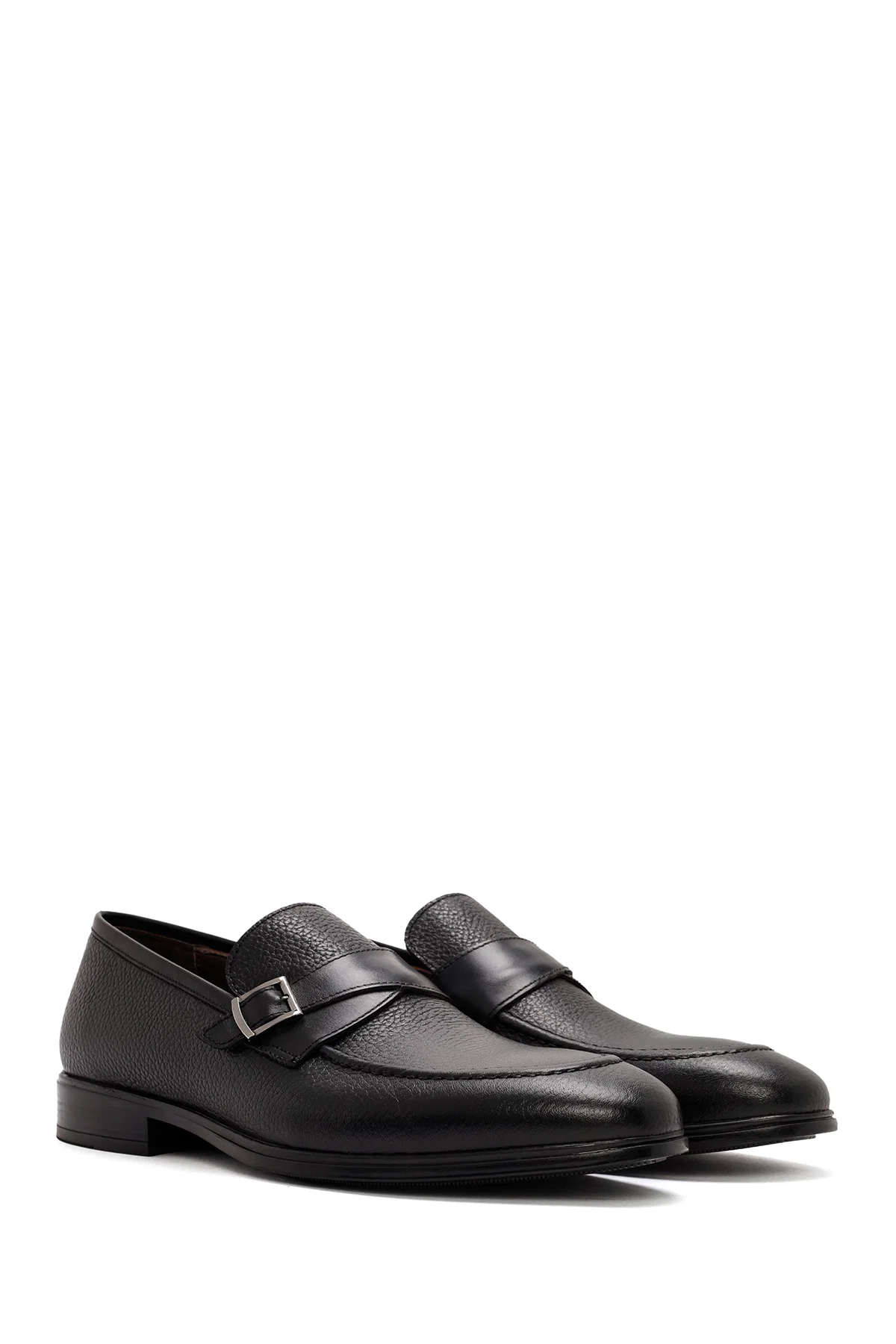 Erkek Siyah Deri Casual Loafer - Image 3
