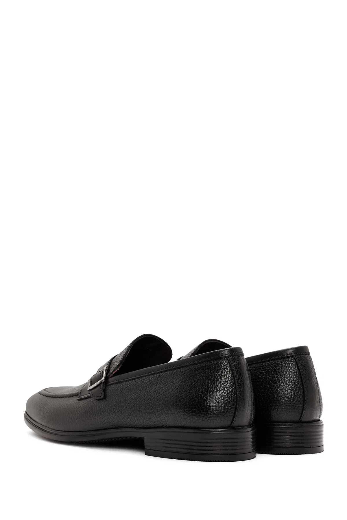 Erkek Siyah Deri Casual Loafer - Image 5