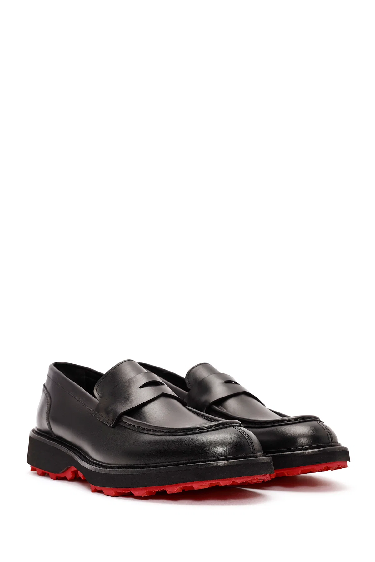 Erkek Siyah Deri Casual Loafer - Image 3