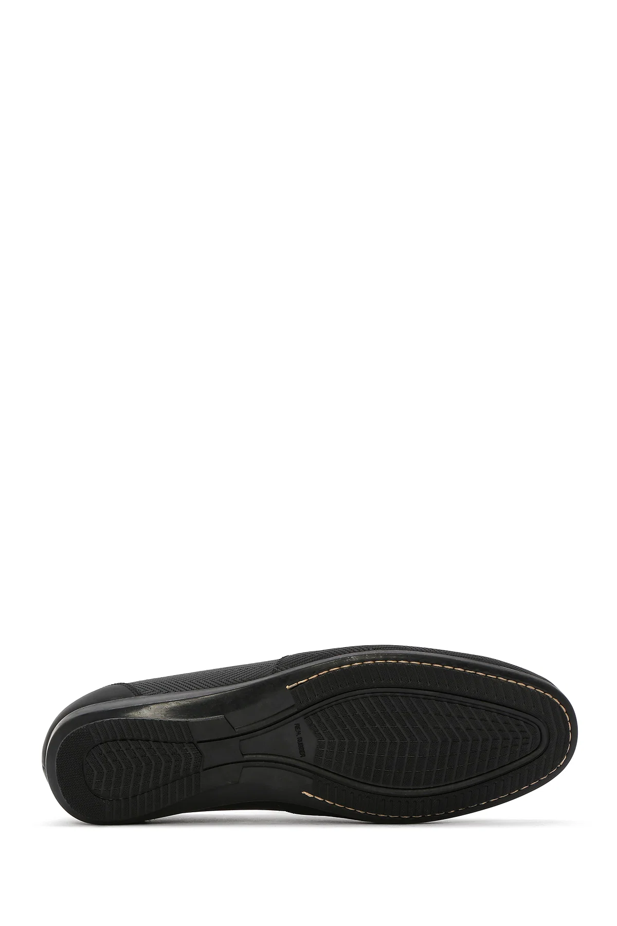 Erkek Siyah Deri Casual Loafer - Image 4