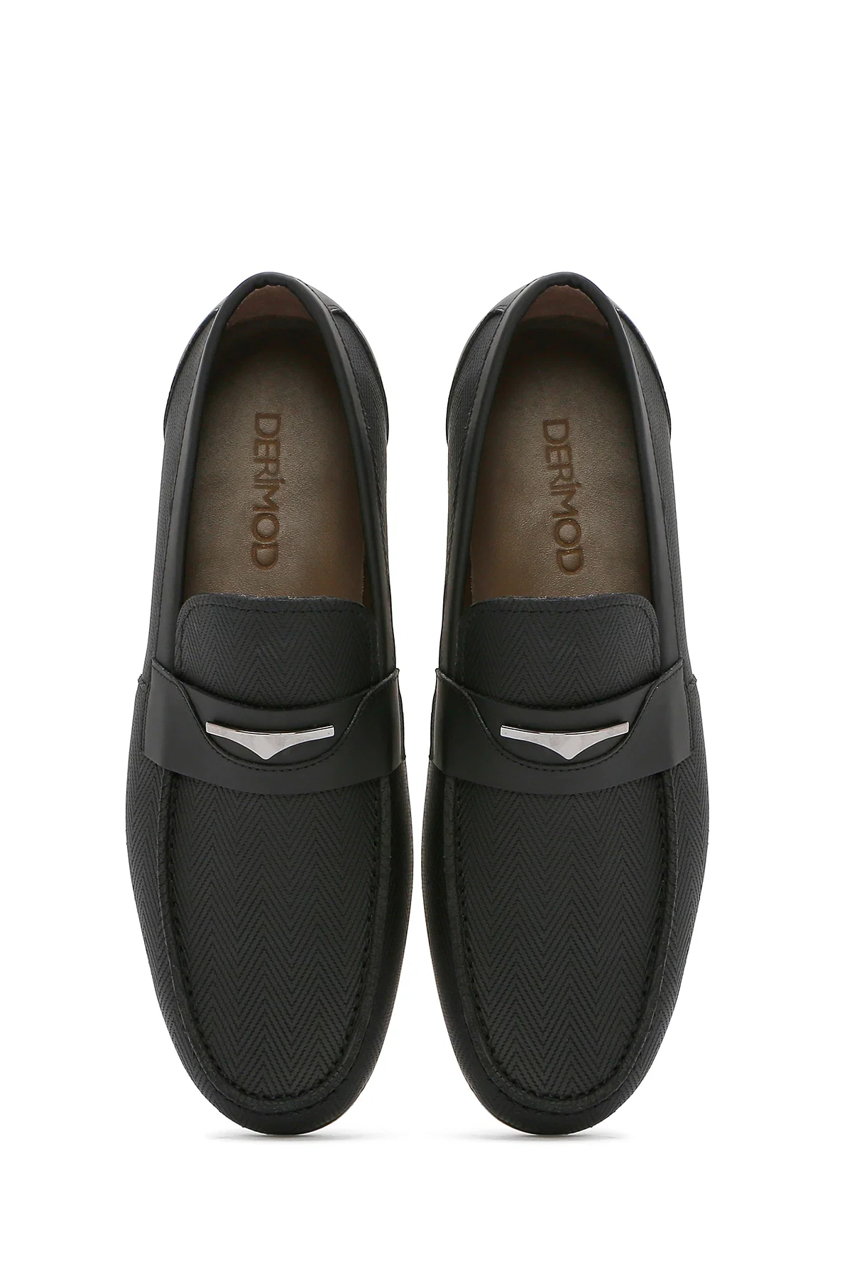 Erkek Siyah Deri Casual Loafer - Image 7