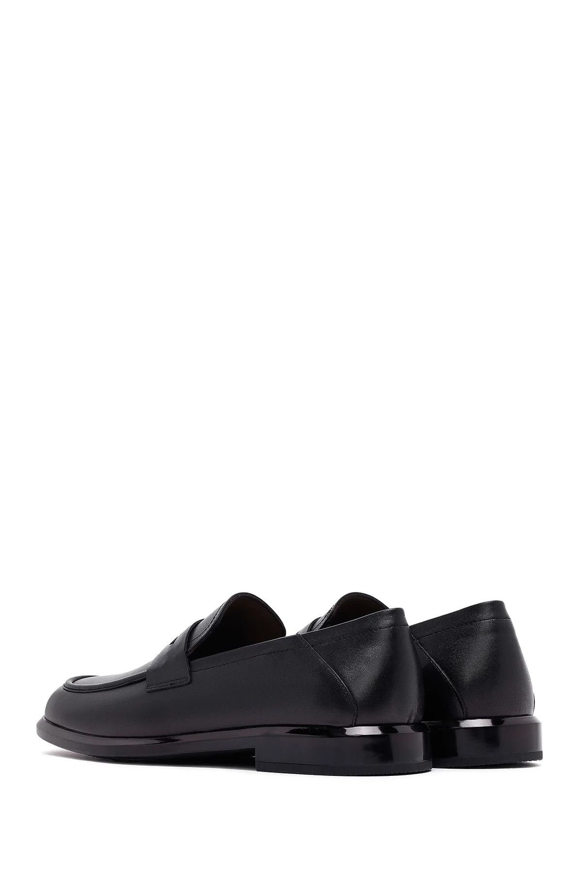 Erkek Siyah Deri Casual Loafer - Image 5