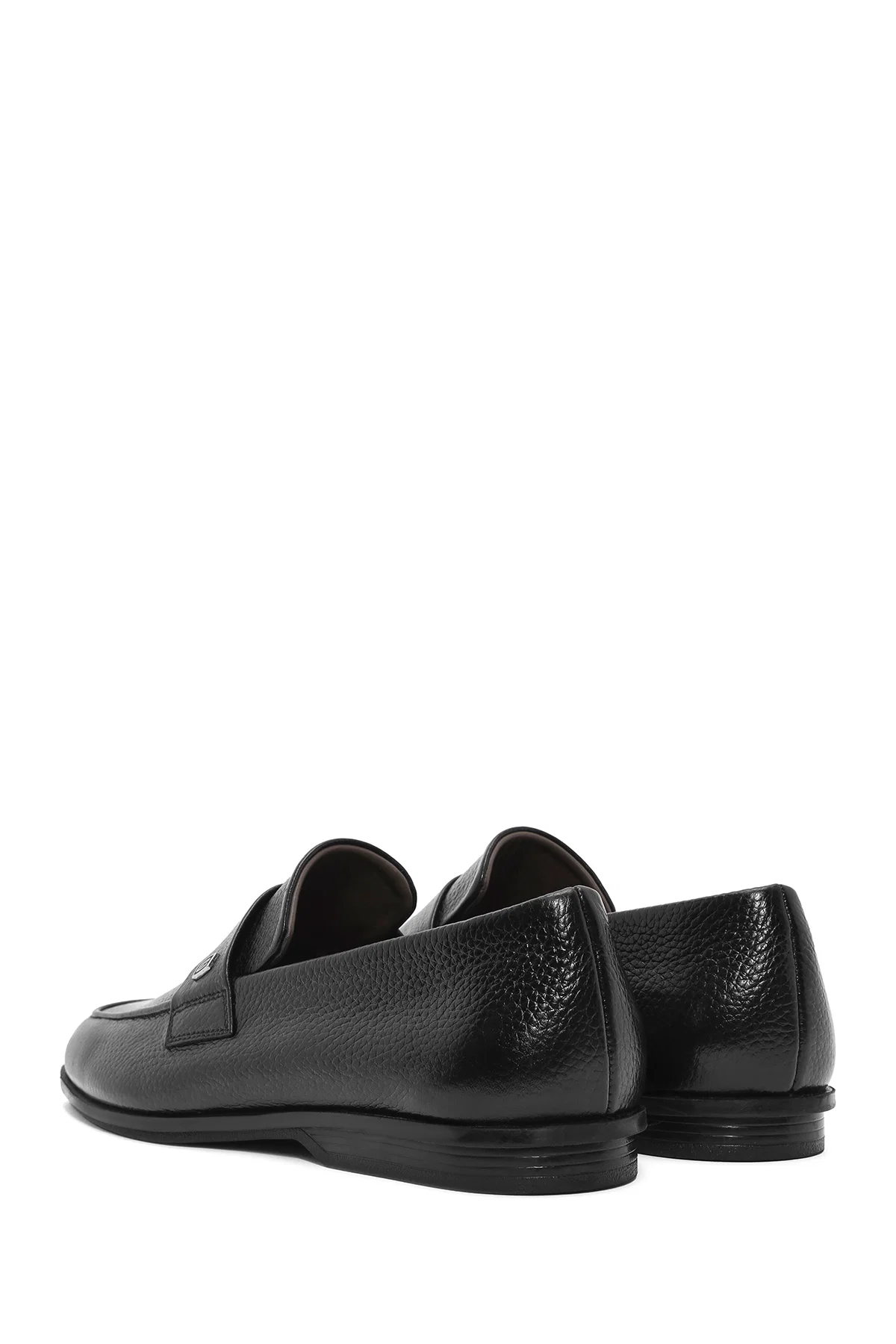 Erkek Siyah Deri Casual Loafer - Image 5