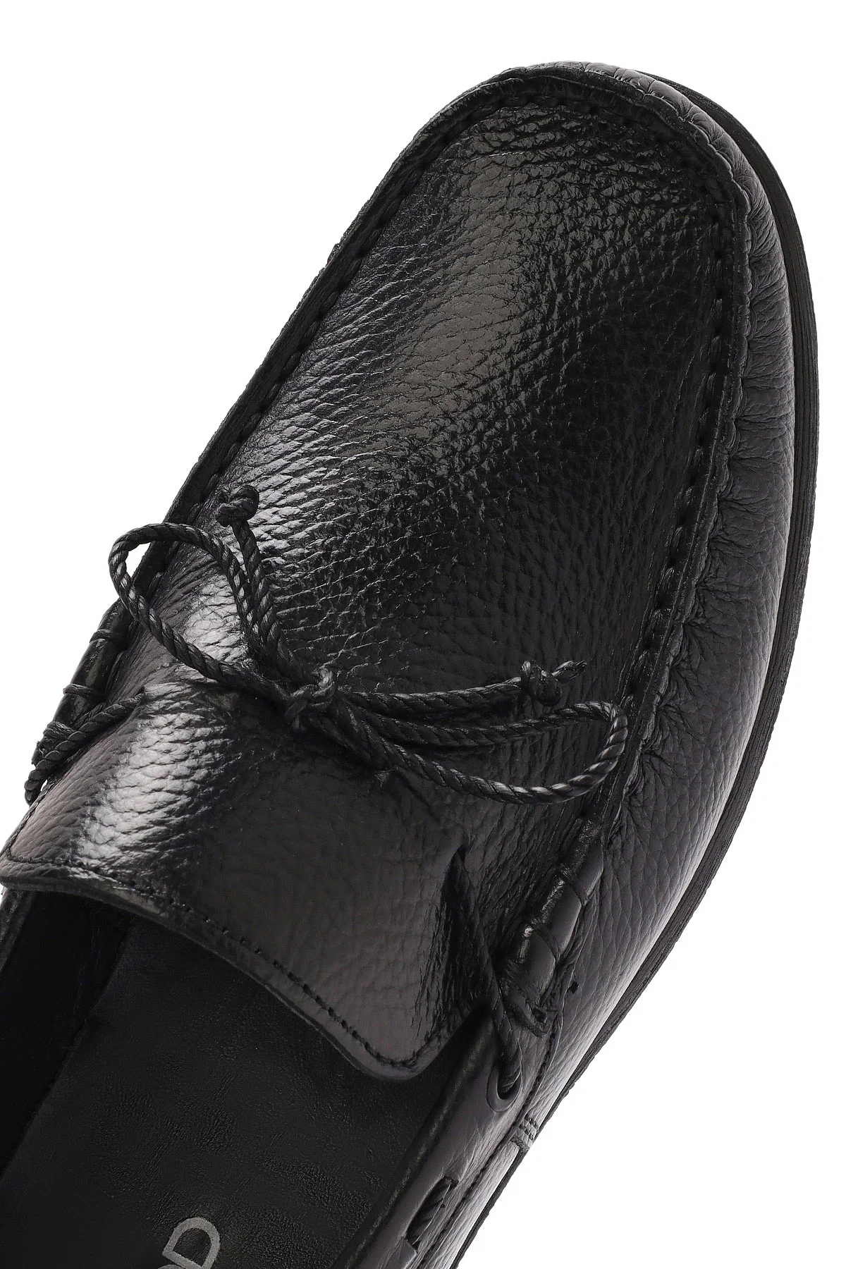 Erkek Siyah Deri Casual Loafer - Image 9