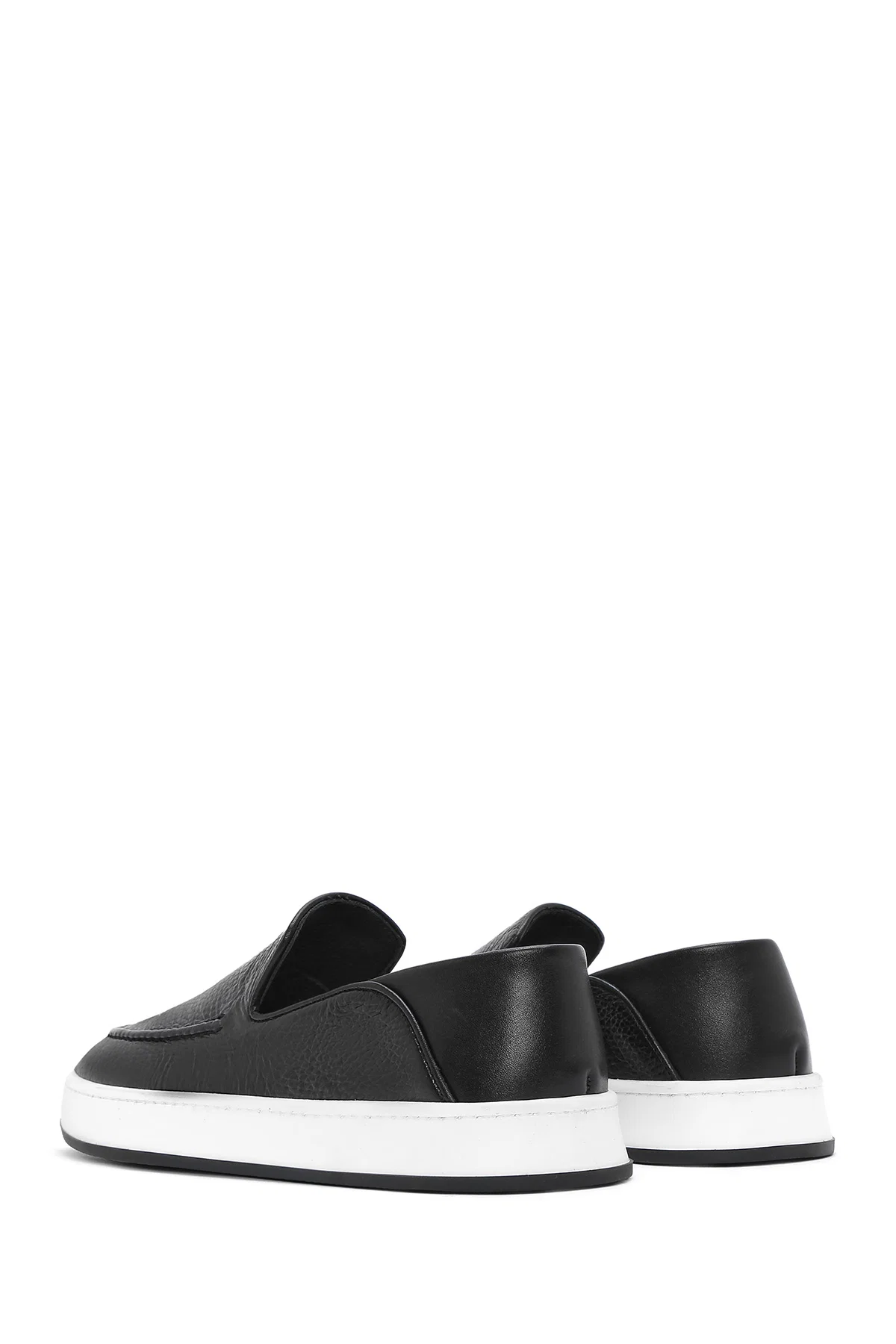 Erkek Siyah Deri Casual Loafer - Image 5