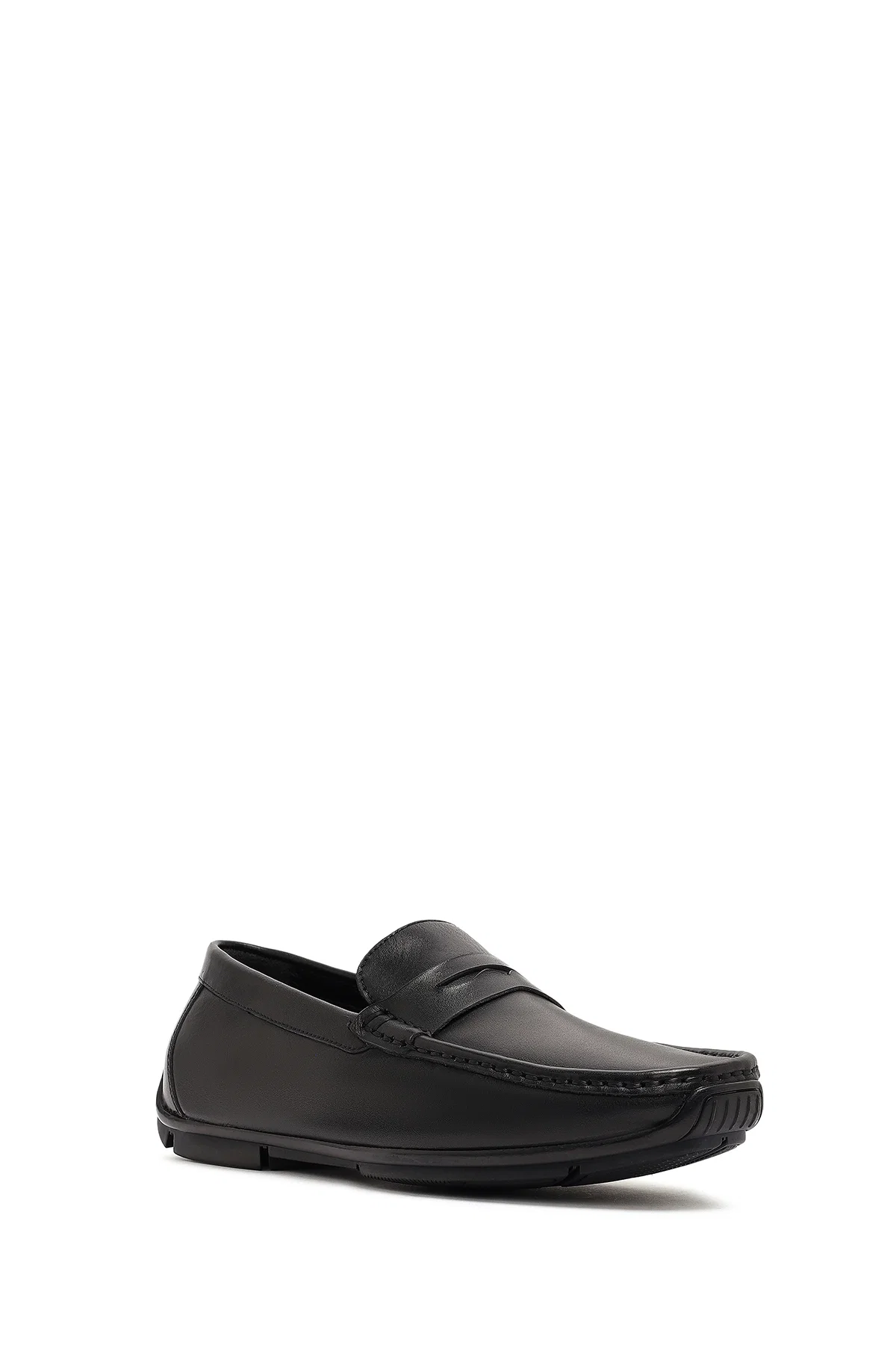 Erkek Siyah Deri Casual Loafer - Image 6
