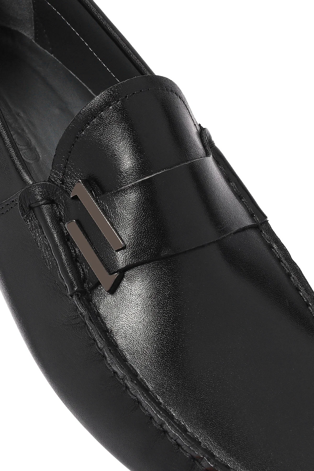 Erkek Siyah Deri Casual Loafer - Image 8