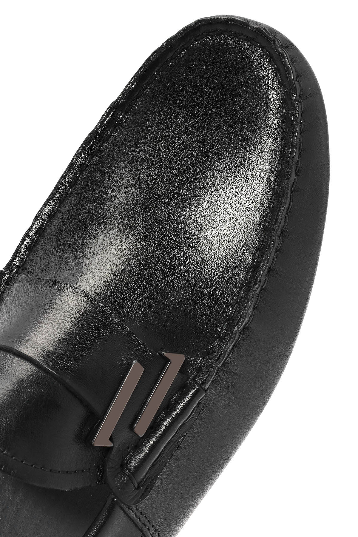 Erkek Siyah Deri Casual Loafer - Image 9